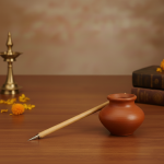 Earthen Ink Pot with Kalam